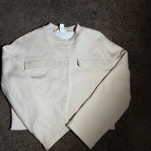 H&M Women's Beige Utility Jacket